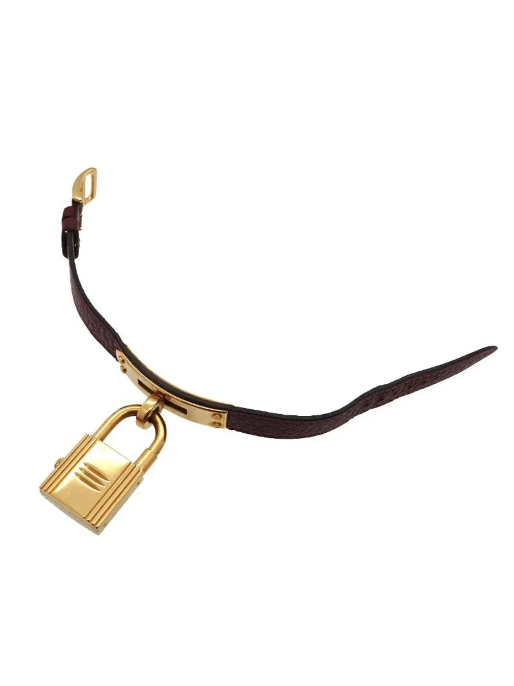 Hermes Kelly Watch Vintage Bordeaux Quartz